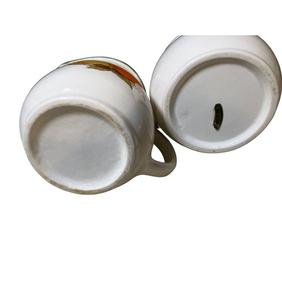 Creamer Sugar Set Fruit Pattern Apple Pear Orange - Picture 8 of 10